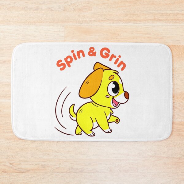 Item preview, Spin & Grin – Adorable Cartoon Puppy Wagging with Joy designed and sold by Taans-Creation.