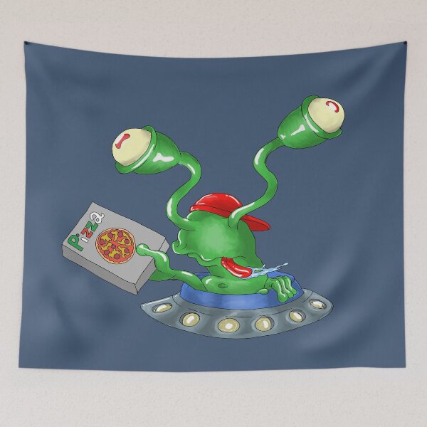 Item preview, Alien Pizza designed and sold by AyseAkcay.