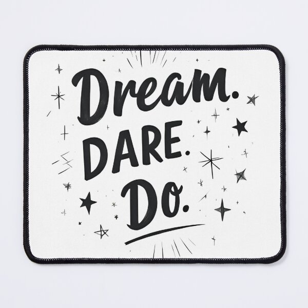 Item preview, Dream. Dare. Do. Affirmation designed and sold by FlowCreate.