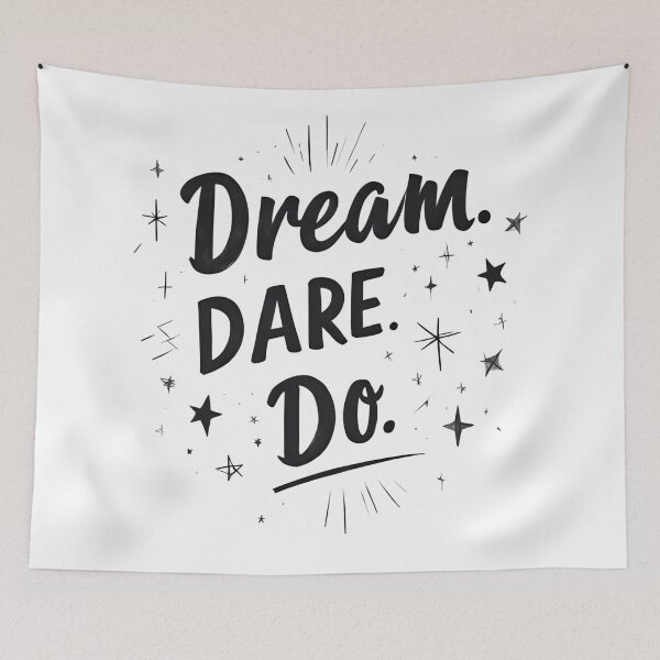 Item preview, Dream. Dare. Do. Affirmation designed and sold by FlowCreate.