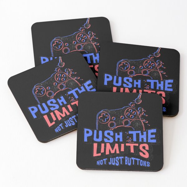 Item preview, Push The Limits Not Just Buttons designed and sold by Charcoalart.