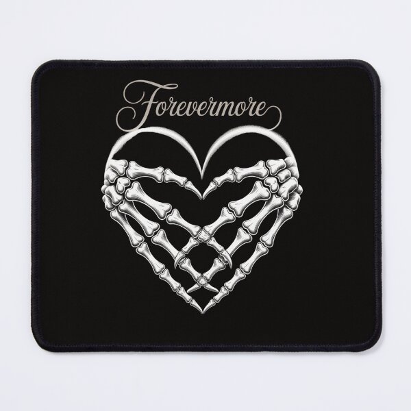 Item preview, Forevermore Skeleton Hands Heart Gothic Romance Love Shirt designed and sold by DigitalArtByNow.