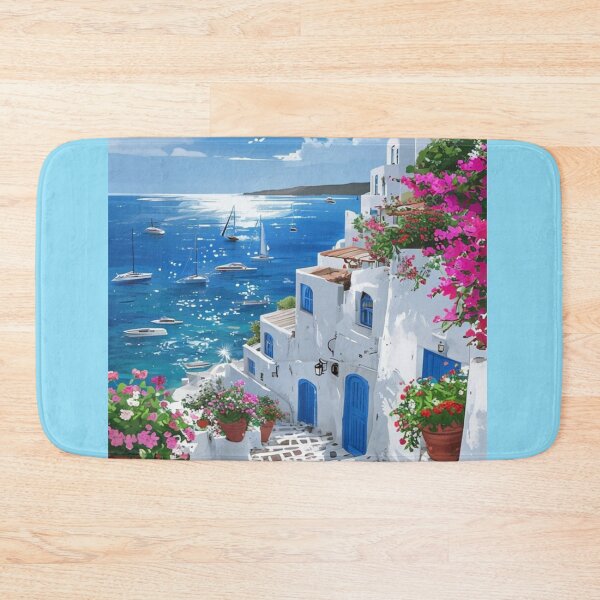 Item preview, Mediterranean Coastal Village  designed and sold by Aise06.
