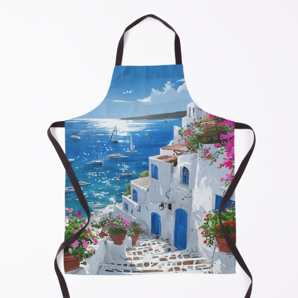 Item preview, Mediterranean Coastal Village designed and sold by Aise06.