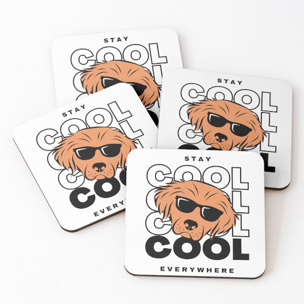 Item preview, Stay Cool Everywhere | Cute Sunglass Dog Streetwear Design designed and sold by PerfeqtCanvas.