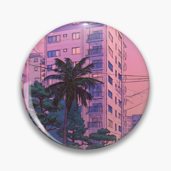 Item preview, Arte de fondo de anime retro lofi designed and sold by bapupa.