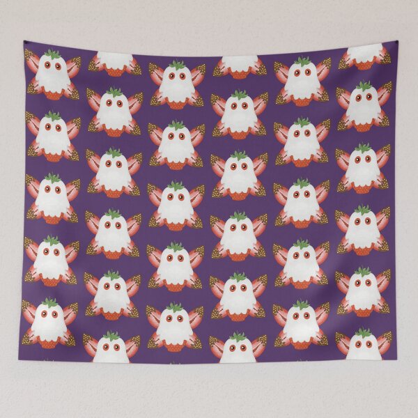 Item preview, Berry Shy Strawberry Ghost designed and sold by TwinkleBellStudio.