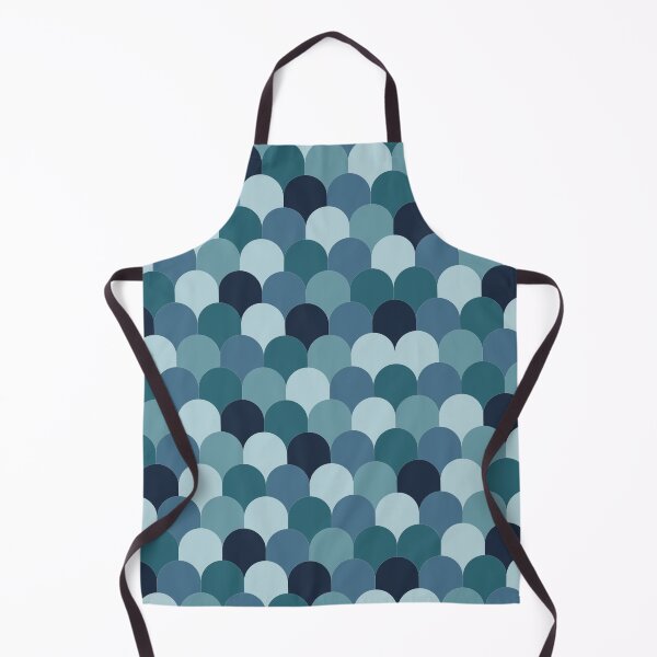 Item preview, Scallop Pattern - Sea of Blue designed and sold by NolkDesign.