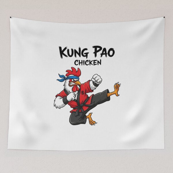 Item preview, Kung Pao Chicken, Rooster, Kung Fu, Chicken, confidence, Funnyfits70, retro, vintage, meme, funny, humor designed and sold by FunnyFits70.