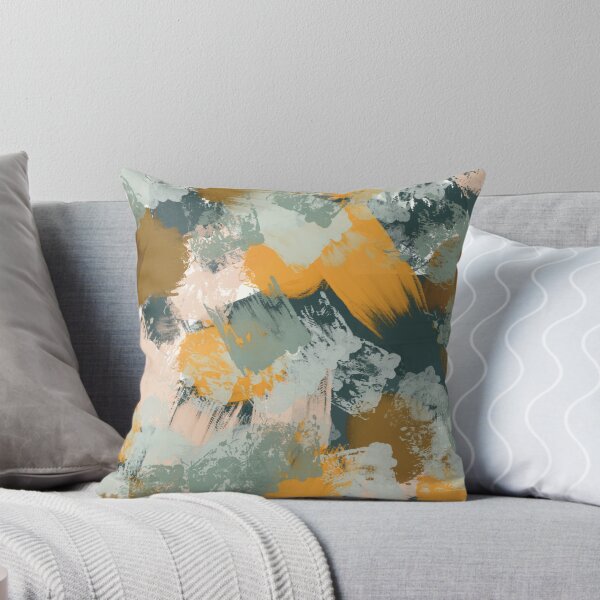 Item preview, Mustard & Teal Flow designed and sold by jyotikadesigns.