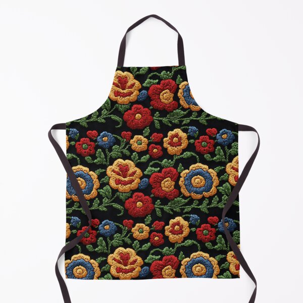 Item preview, Colorful Embroidered Floral designed and sold by Jonaree Art Design.