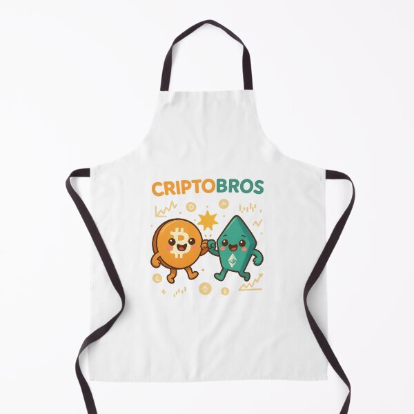 Item preview, Cryptobros | Funny Bitcoin and Ethereum Friends Design for T-shirts and Stickers designed and sold by WordPlayLab.