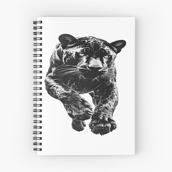 Item preview, Monochrome panther Leaping. designed and sold by Uday24.