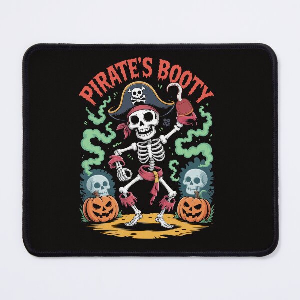 Item preview, Pirate’s Booty Funny Skeleton Halloween Pirate Costume Shirt designed and sold by DigitalArtByNow.