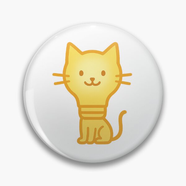 Item preview, Light Bulb Cat: Minimalist Bright Idea Art designed and sold by My name is Kritsada.
