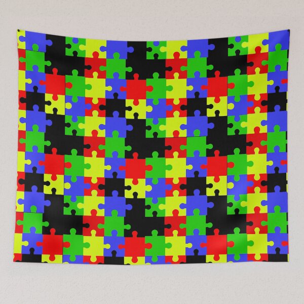 Item preview, 6 Color Puzzle Pattern designed and sold by FREEKNSTEIN.