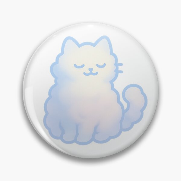 Item preview, Dreamy Cloud Cat: Minimalist Soft Pastel Art designed and sold by My name is Kritsada.