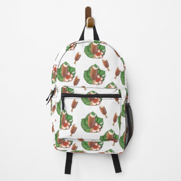 Item preview, Tropical design featuring a bitten chocolate ice cream, monstera leaves, and hibiscus flowers, along with the text “Bite Into Summer.” designed and sold by Martapp.