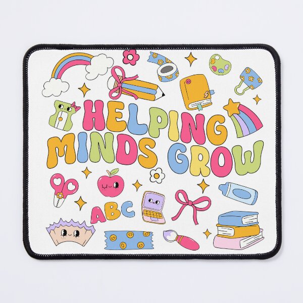 Item preview, Helping Minds Grow – Teacher Back to School Inspiration designed and sold by artcultreone.