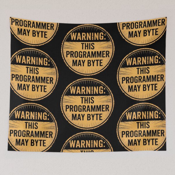 Item preview, Warning This Programmer May Byte designed and sold by PlanetMarker.