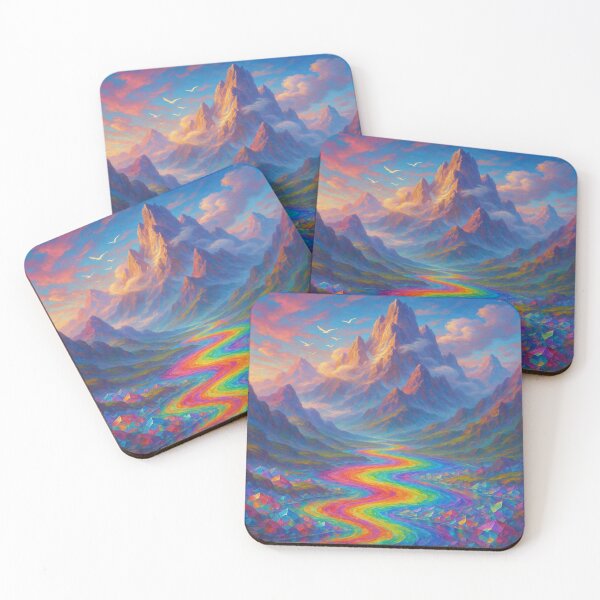 Item preview, Fantasy Mountain Landscape designed and sold by Enchanting Art Vista.