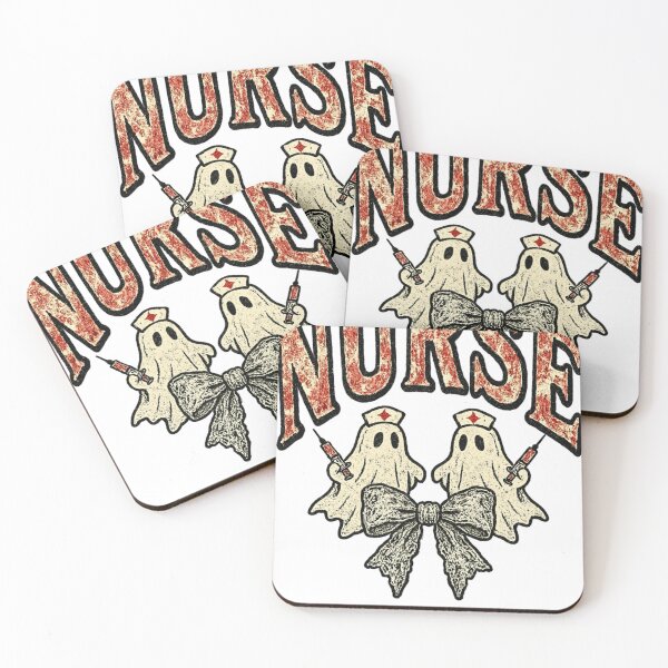 Item preview, Halloween Nurse Scary Coquette Bow designed and sold by KitonicTees.
