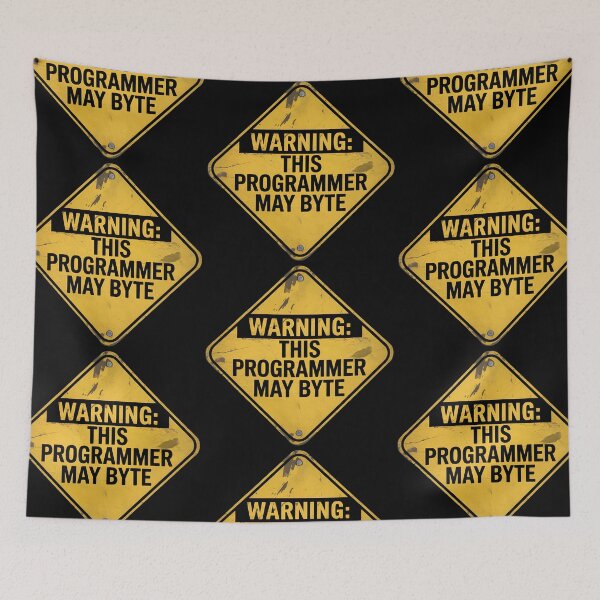Item preview, Warning This Programmer May Byte designed and sold by PlanetMarker.