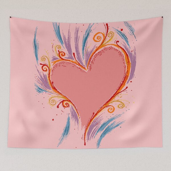 Item preview, Valentines day heart. Not AI generated t-shirts, hand drawn t-shirts. designed and sold by michal.m.C..