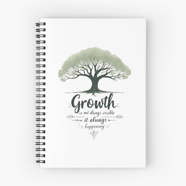 Item preview, Growth is not always visible, but it’s always happening. Affirmation designed and sold by FlowCreate.