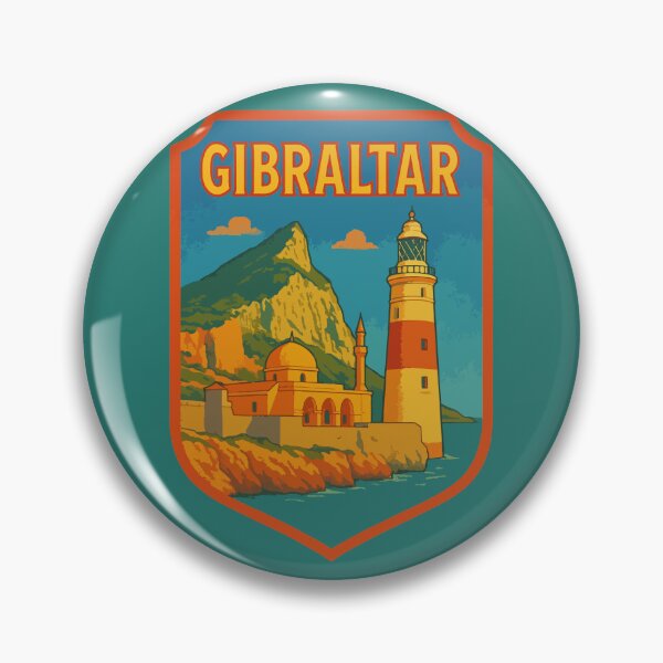 Item preview, Gibraltar Travel Souvenir Sticker designed and sold by rogue-design.