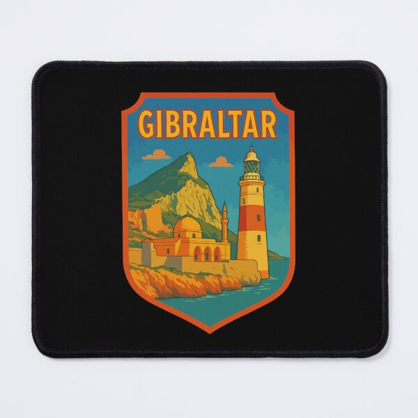 Item preview, Gibraltar Travel Souvenir Sticker designed and sold by rogue-design.