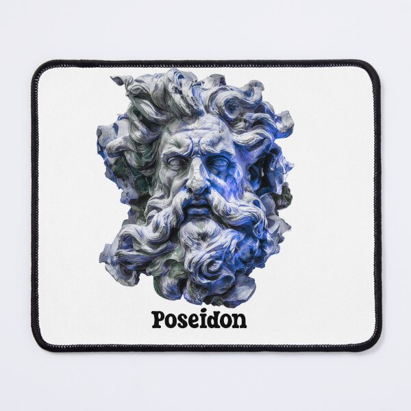 Item preview, "Marble Bust Portrait of Greek Mythological Deities – Centered Classic Sculpture" designed and sold by SantiLab.