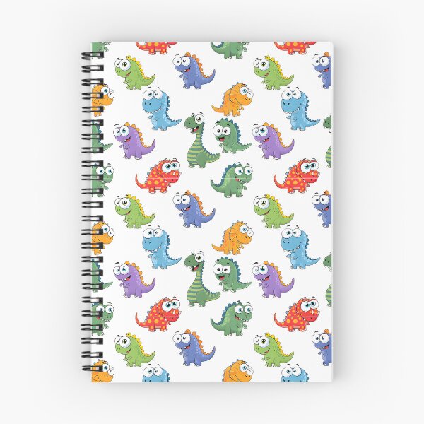 Item preview, Funny Cartoon Dinosaurs Seamless Pattern designed and sold by SammerDesign.
