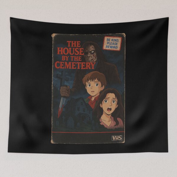 Item preview, The House by the Cemetery (Lucio Fulci VHS Anime Edition) designed and sold by ChickenFund.