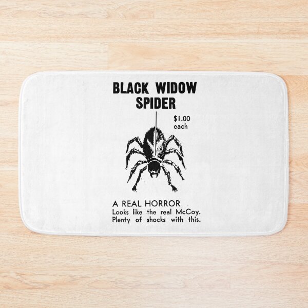Item preview, Black Widow Spider – A Real Horror (Vintage Gag Toy Ad) designed and sold by ChickenFund.