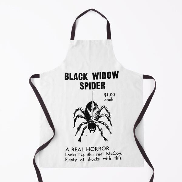 Item preview, Black Widow Spider – A Real Horror (Vintage Gag Toy Ad) designed and sold by ChickenFund.