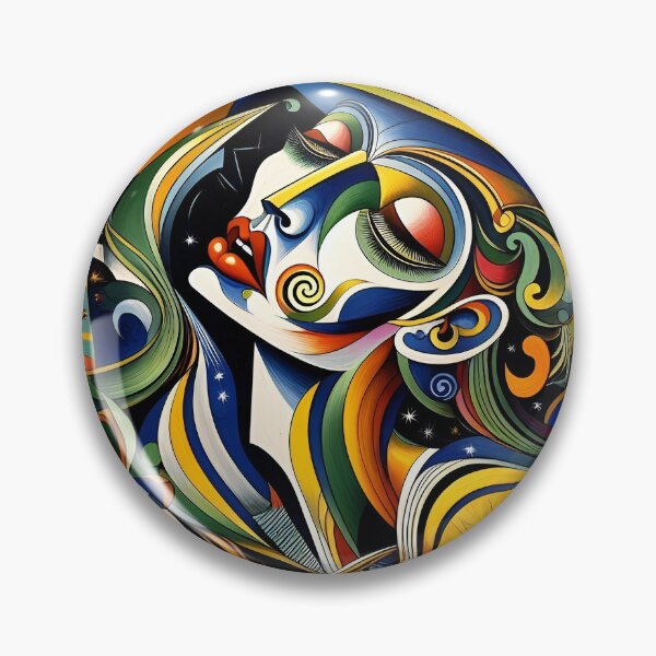 Item preview, A cubist painting called "Dreaminess" designed and sold by aleksandr13.