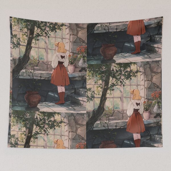 Item preview, Dreamy Magical Girl Anime Art designed and sold by bapupa.