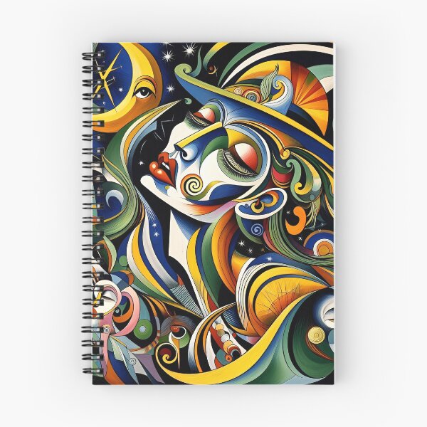 Item preview, A cubist painting called "Dreaminess" designed and sold by aleksandr13.