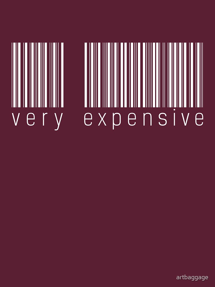 Barcode is Very Expensive, Money T-shirt by artbaggage