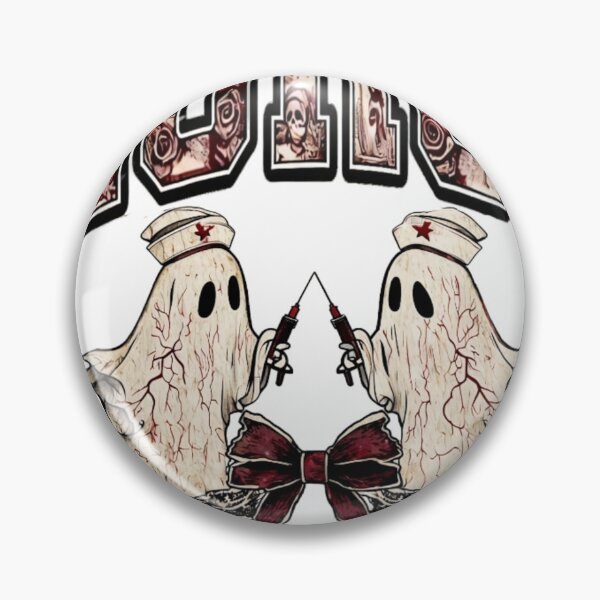 Item preview, Halloween Nurse Scary Coquette Bow designed and sold by KitonicTees.