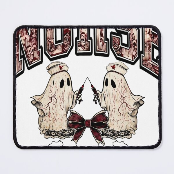 Item preview, Halloween Nurse Scary Coquette Bow designed and sold by KitonicTees.