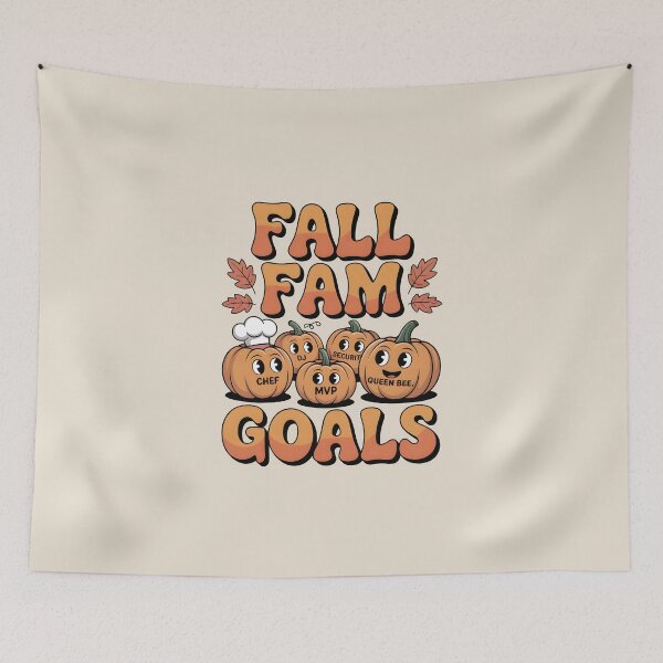Item preview, Fall Fam Goals - Cute Pumpkin Family Design designed and sold by Jollys-ArtShop.