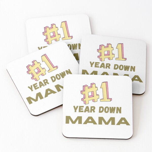 Item preview, One Year Down Mama T-Shirt – First Birthday Mom Shirt – Cute 1st Year Motherhood Gift, Funny Shirt, Valentine Shirt gift, Valentine Day Cut File, gift for Mom designed and sold by GAIDREDA.