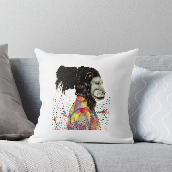 Item preview, lion profile with dreadlocks  designed and sold by Liorliv.