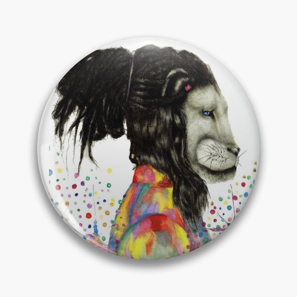 Item preview, lion profile with dreadlocks  designed and sold by Liorliv.