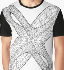 A two-dimensional representation of the Klein bottle immersed in three-dimensional space, #TwoDimensional, #representation, #KleinBottle, #immersed, #ThreeDimensional, #space Graphic T-Shirt