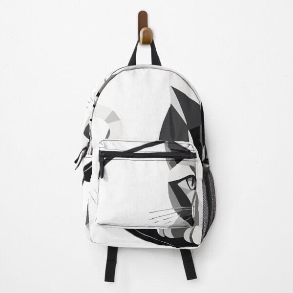 Item preview, Black and White Bauhaus Vector Cat Design designed and sold by demirkanad.