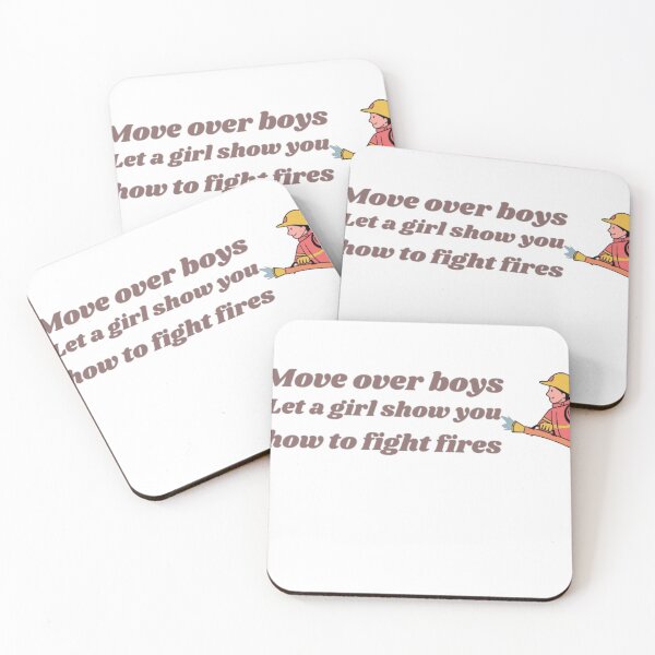 Item preview, Move Over Boys Let a Girl Show You How to Fight Fires T-Shirt – Female Firefighter Pride Tee designed and sold by GAIDREDA.