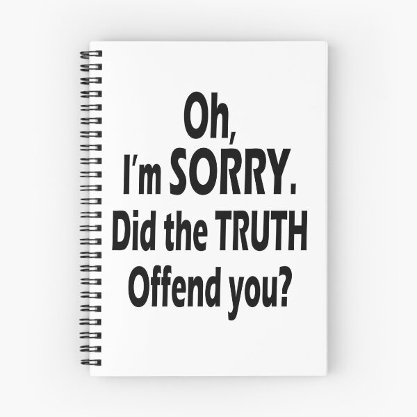 Item preview, Did the Truth Offend You? Bold & Sarcastic Comeback Quote designed and sold by Taans-Creation.